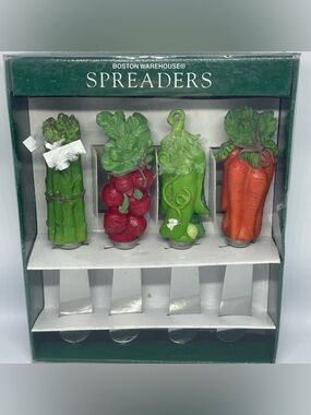 Boston Warehouse Vegetable-Themed Spreaders